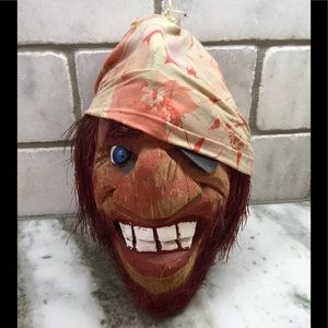 Vintage pirate coconut head